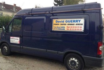 Guerry David, Plombier dans l'Orne