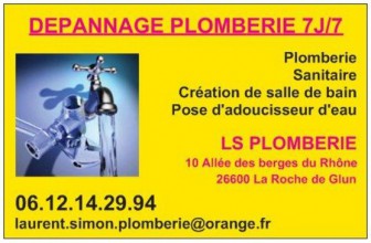 LS PLOMBERIE, Plombier dans la Drôme