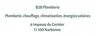 B2B, Plombier dans l'Aude
