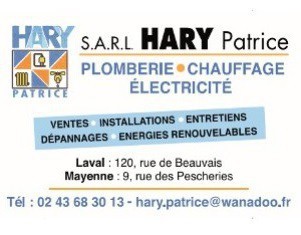 Hary Patrice, Plombier en Mayenne
